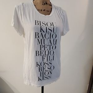 J. Crew Kiss tee
